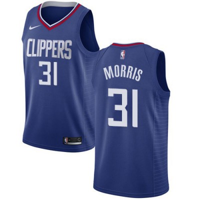Nike Los Angeles Clippers #31 Marcus Morris Blue Youth NBA Swingman Icon Edition Jersey